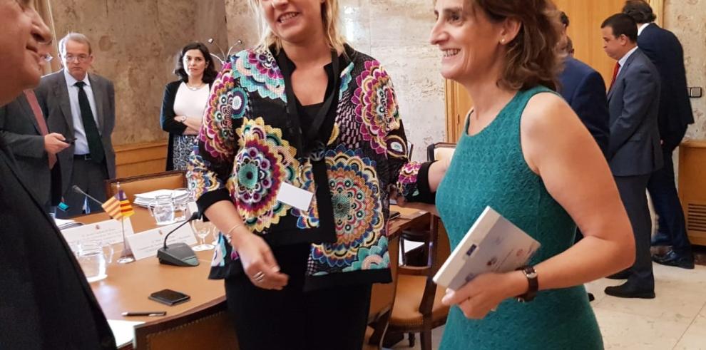 Teresa Ribera acepta la invitación de Aragón a visitar las cuencas mineras para conocer su realidad socio-económica