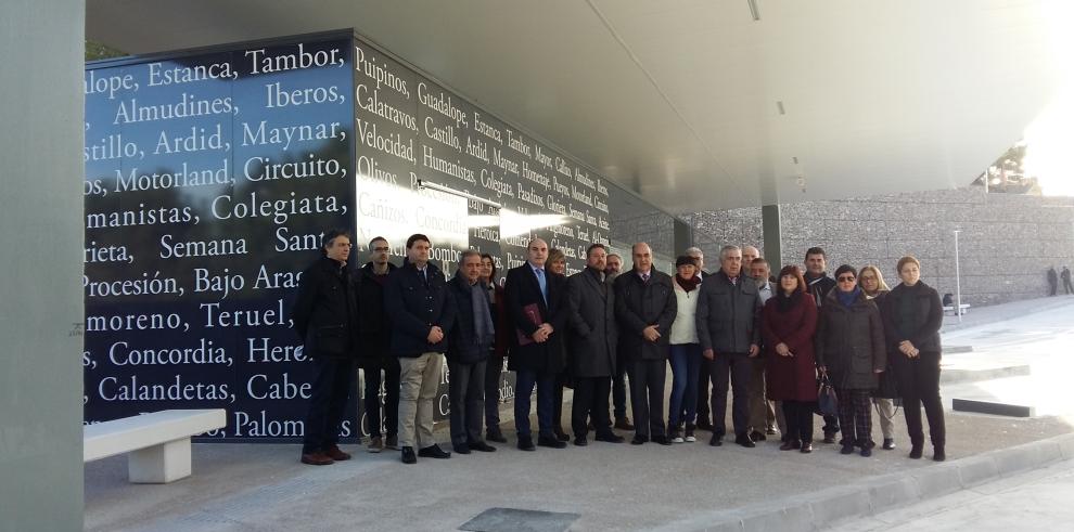 SORO visita la nueva estación de Alcañiz