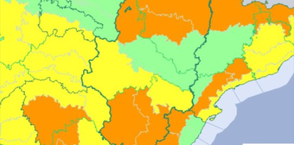 Amplían el aviso naranja por nevadas en Albarracín, Jiloca, Gúdar, Maestrazgo, Pirineo, centro de Huesca y Cinco Villas