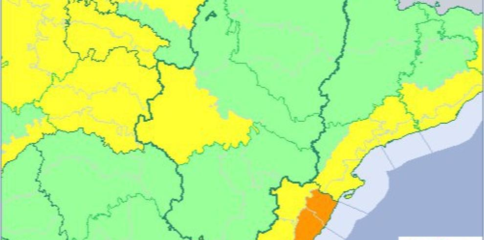 Aviso amarillo por tormentas en la Ibérica zaragozana