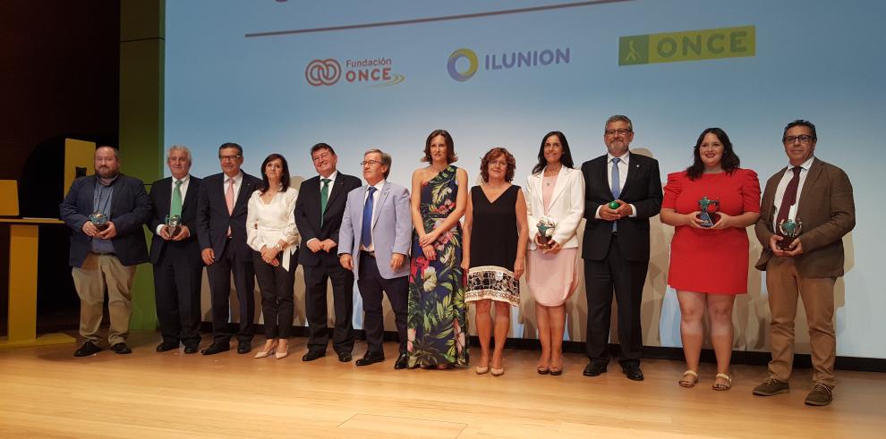 El IAM recibe el premio Solidarios ONCE Aragón 2018 a la Administración Pública