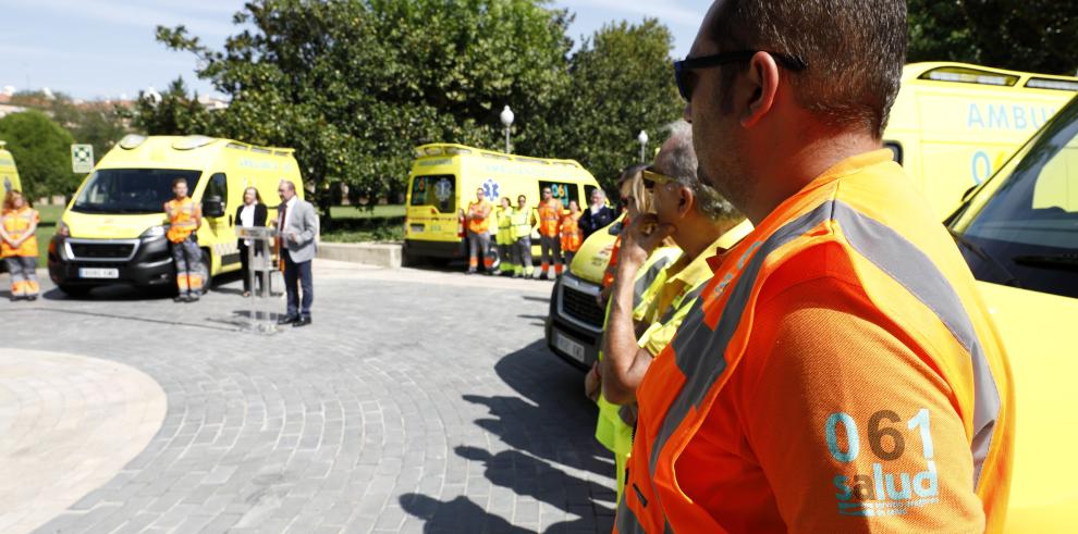 Lambán: “El nuevo transporte sanitario urgente ofrece seguridad existencial e igualdad de oportunidades en todo el territorio”