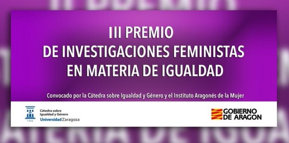 El IAM y la Universidad de Zaragoza convocan el III Premio de Investigaciones Feministas 