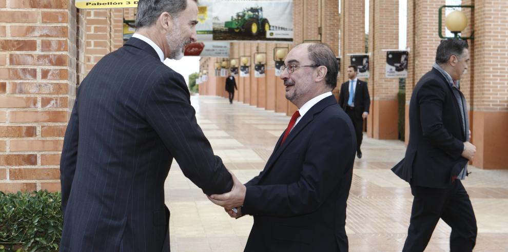 El Rey participa en la celebración del 40 aniversario de FIMA, el mayor escaparate de la potencialidad económica de Aragón