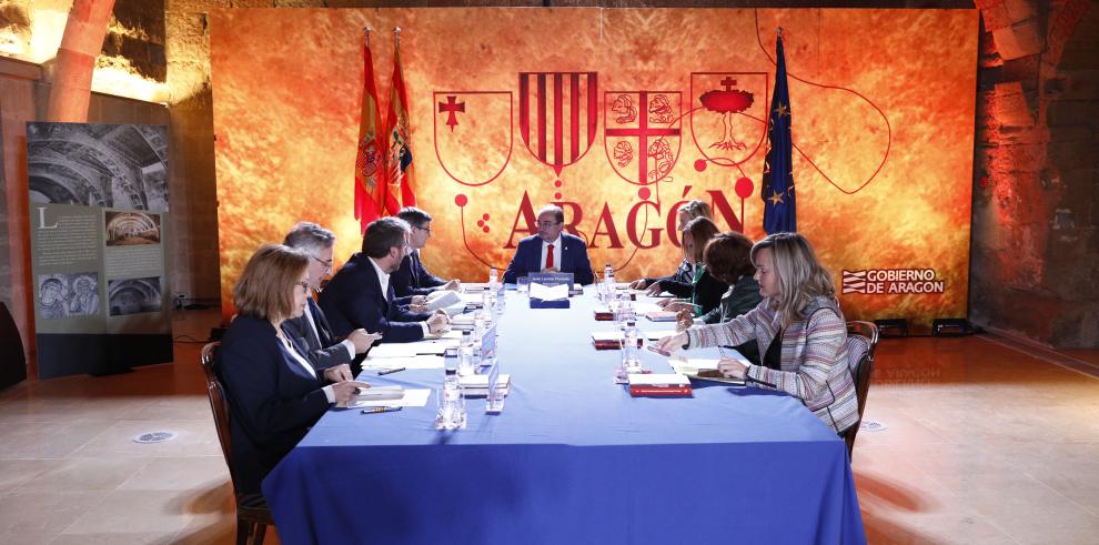 El presidente del Gobierno de Aragón denuncia la manipulación de la Generalitat con los bienes de Sijena para la “alienación colectiva” de independentistas