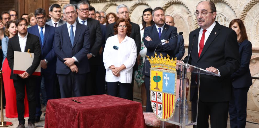 Los restos reinhumados del Linaje de los Reyes Aragoneses vuelven al Panteón de San Juan de la Peña después de 30 años