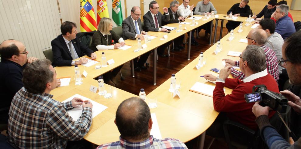 El Presidente de Aragóndestaca el potencial de la Plataforma Logística de Fraga y defiende la gestión única bajo la marca APL