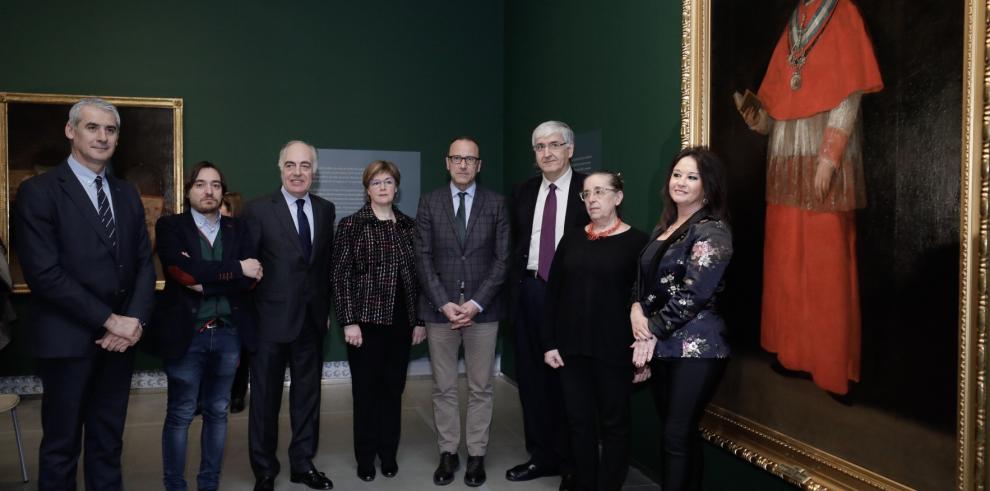 El retrato del infante Luis María de Borbón cedido en depósito por el Museo de Zaragoza a Ibercaja forma parte del nuevo proyecto expositivo del Museo Goya