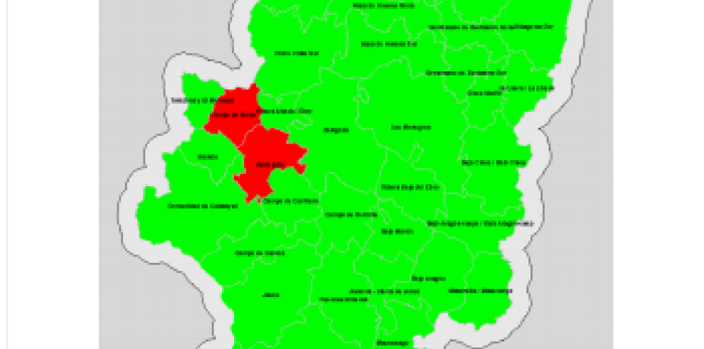 Mapa de índice de riesgo de incendios forestales 14-03-2018