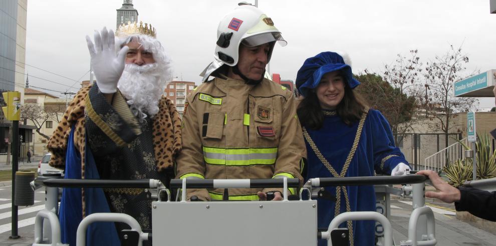 Los Reyes Magos han visitado el Hospital Infantil de Zaragoza