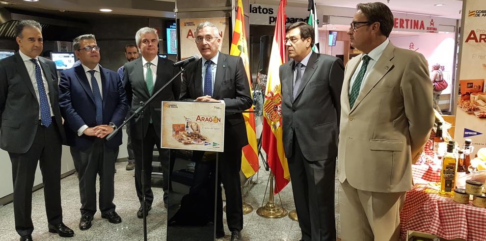 Arranca la campaña “Aragón Alimentos” en un centenar de centros El Corte Inglés de toda España 