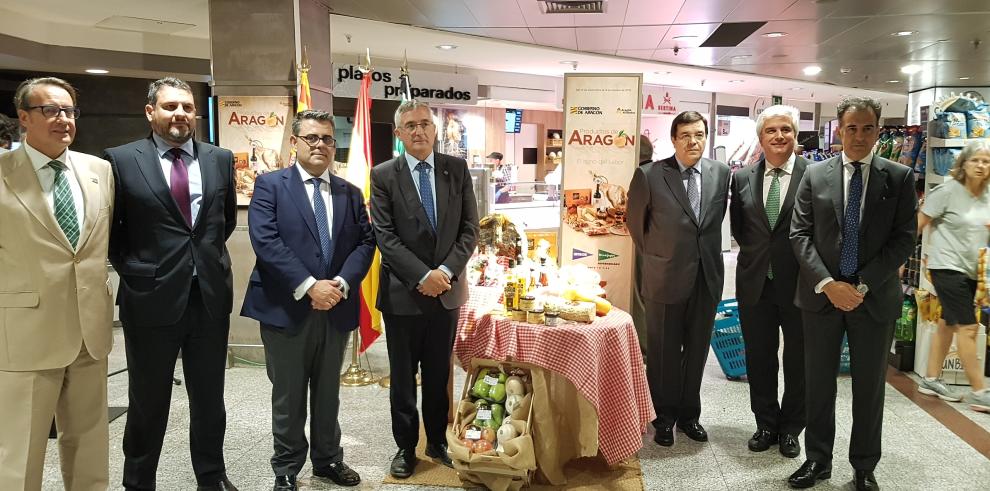 Arranca la campaña “Aragón Alimentos” en un centenar de centros El Corte Inglés de toda España 