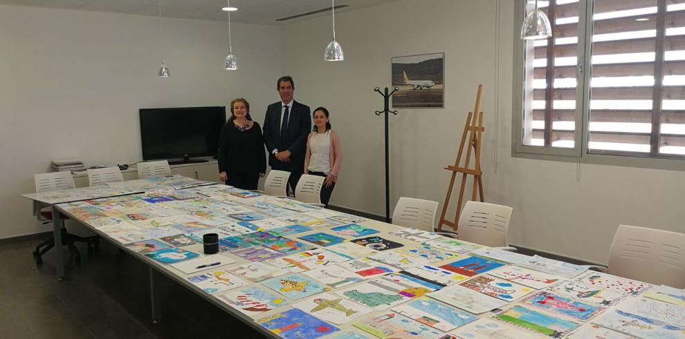 El primer concurso de Dibujo “El Aeropuerto de Teruel” ya tiene ganadores