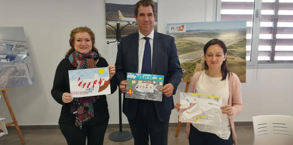 El primer concurso de Dibujo “El Aeropuerto de Teruel” ya tiene ganadores