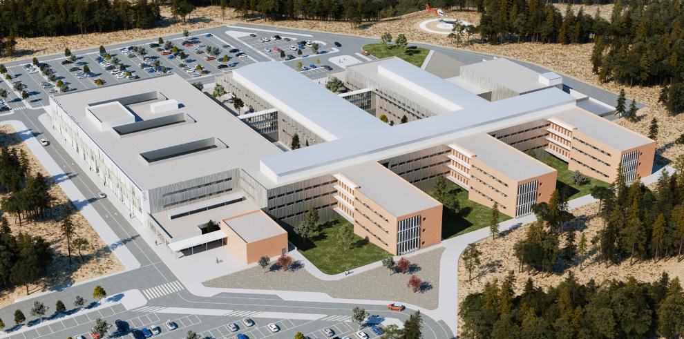 El Gobierno de Aragón licita el nuevo Hospital de Teruel por más de 103 millones de euros