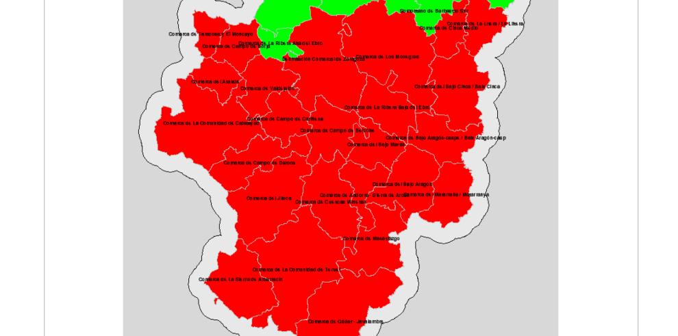 Mapa de Indice de Riesgos de Incendios Forestales - 02-01-18