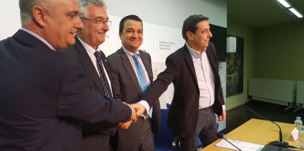 Aragón y Castilla-La Mancha firman un convenio para colaborar en materia de incendios forestales