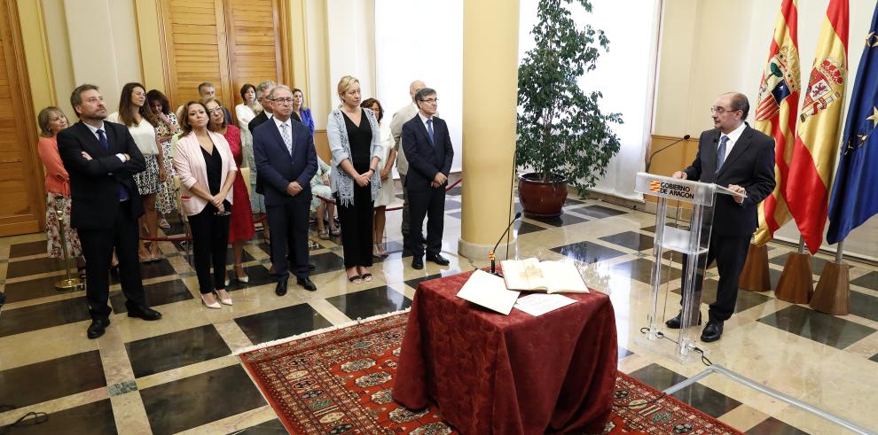 Pilar Ventura ha tomado posesión como consejera de Sanidad del Gobierno de Aragón