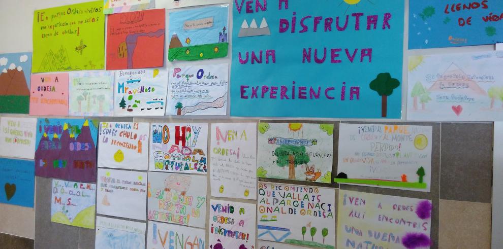 El alumnado del colegio Catalina de Aragón de Zaragoza, “publicistas” del Parque Nacional de Ordesa y Monte Perdido