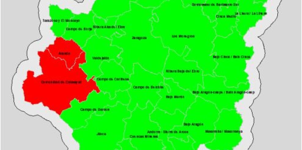 Mapa de Índice de Riesgo de Incendios Forestales, 27-02-18