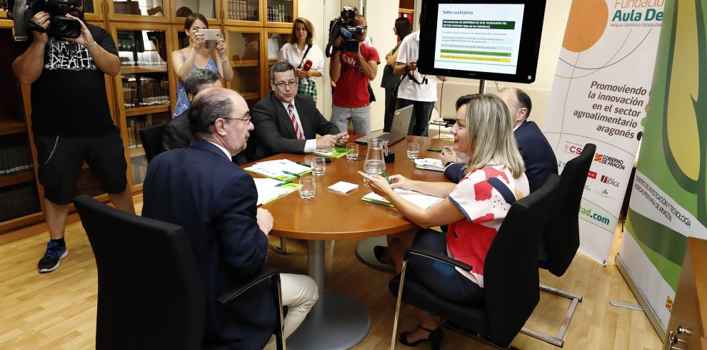 Lambán visita el campus Aula Dei “el polo de I+D+i agroindustrial más importante de España”