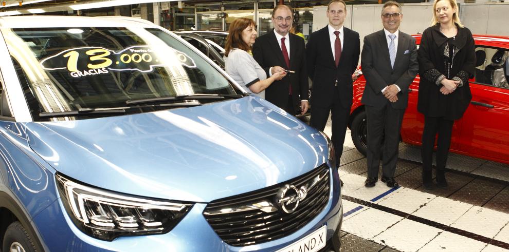 Día histórico en Figueruelas. Opel-PSA alcanza los 13 millones de unidades fabricadas