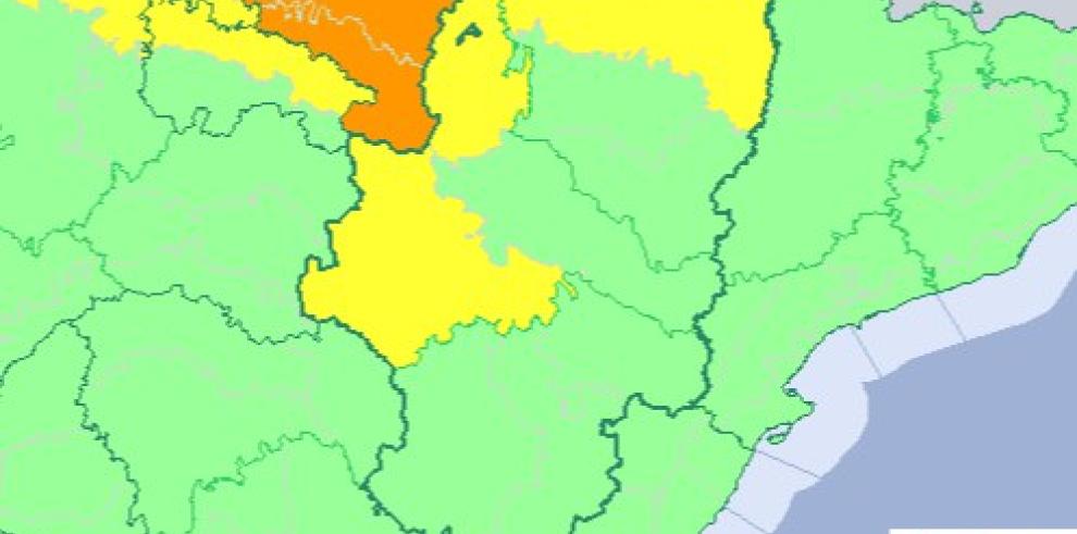 AMPLIACION: Aviso amarillo por lluvias y tormentas 