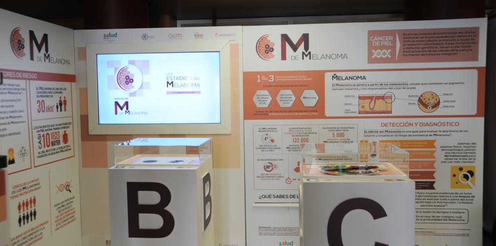 El Hospital Clínico inaugura una exposición para dar visibilidad al melanoma