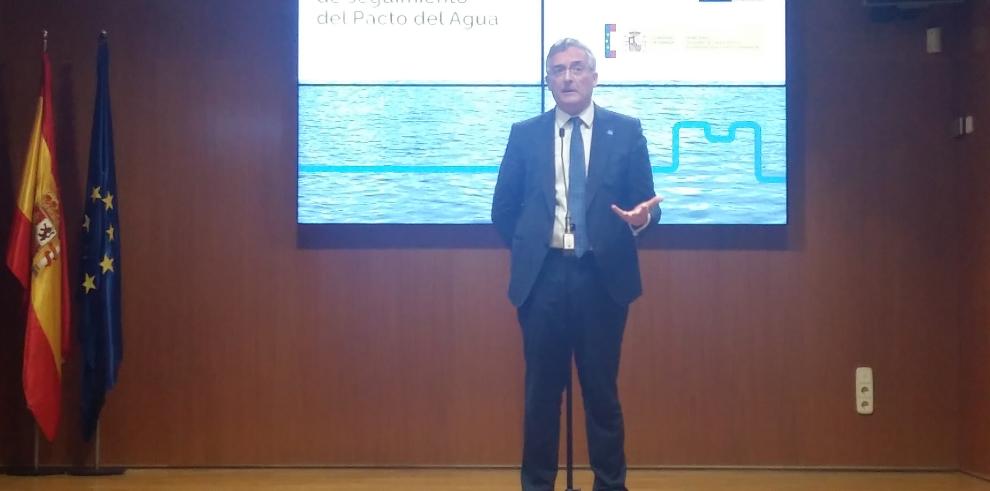 El Gobierno de Aragón exige a la ministra celeridad en la ejecución de las obras del Pacto del Agua