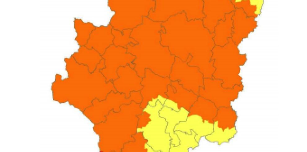 Prealerta roja por riesgo de incendios forestales en Ródeno