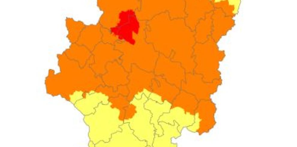 Prealerta roja por riesgo de incendios forestales en la Muela de Zuera