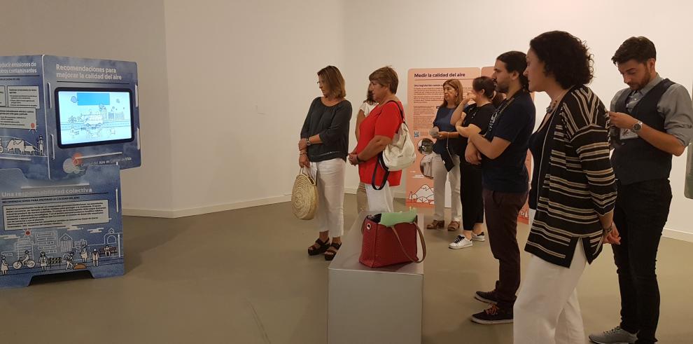 El Gobierno de Aragón presenta una exposición itinerante sobre la calidad del aire