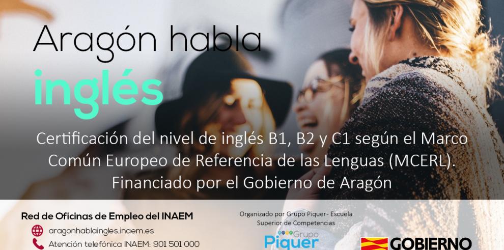 El INAEM pone en marcha una nueva edición del programa “Aragón Habla Inglés”