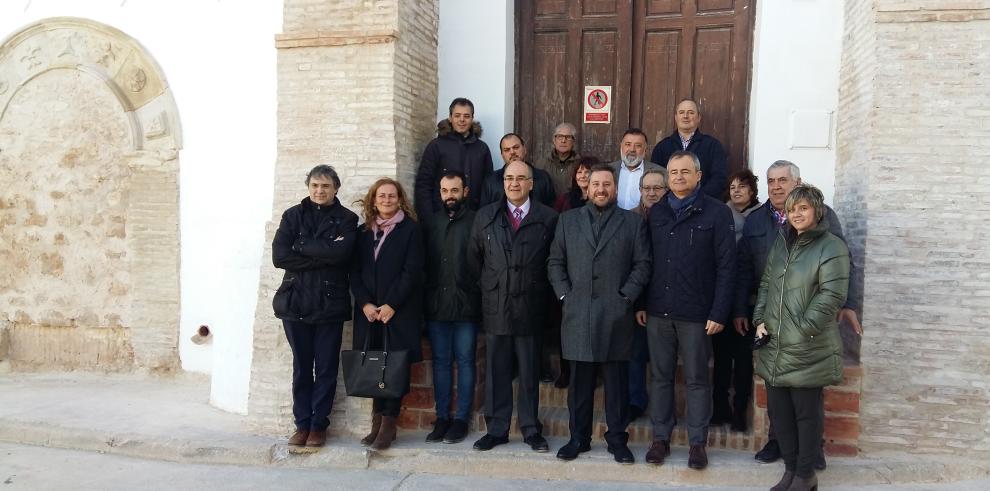 Terminan las obras de la primera fase para la consolidación de la Iglesia de San Antón de Híjar