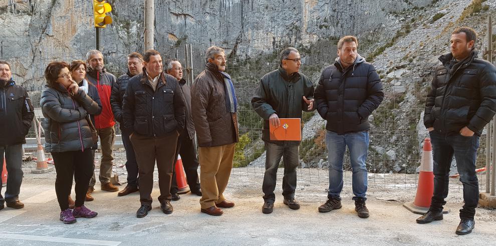 Impulso a una actuación de emergencia para la estabilización de la carretera de acceso a Plan