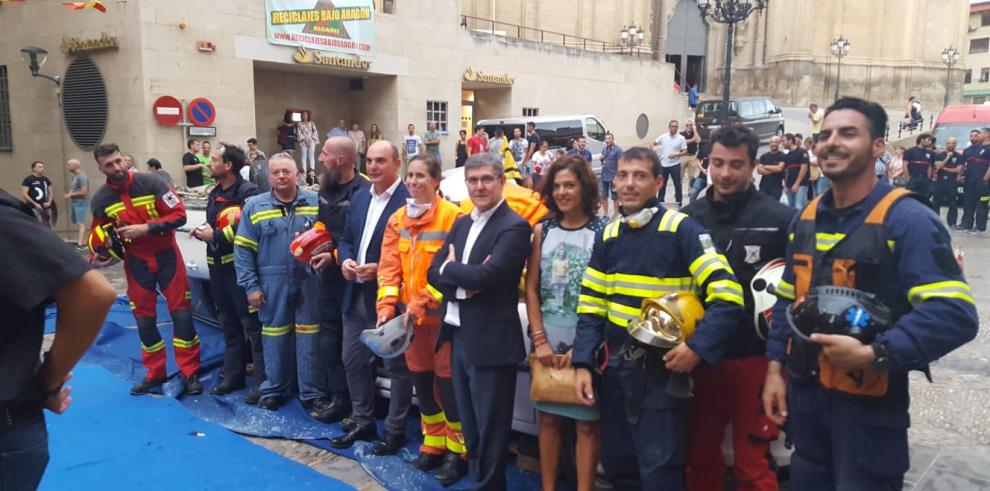 El Gobierno de Aragón se suma al esfuerzo de bomberos y sanitarios en el XIV Encuentro Nacional de Rescate en Accidentes de Tráfico 