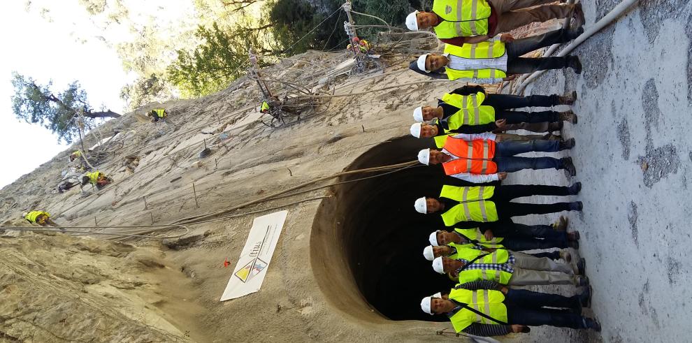 Las obras del túnel de Añisclo avanzan a buen ritmo