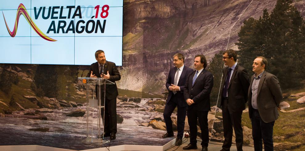 La ciudad de Zaragoza, la Vuelta ciclista Aragón y el monasterio de Rueda centran las actividades del estand de Aragón en Fitur