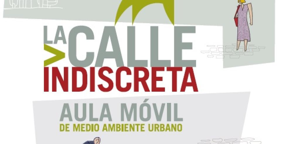 El aula móvil de medio ambiente urbano “La calle indiscreta” llega a Huesca