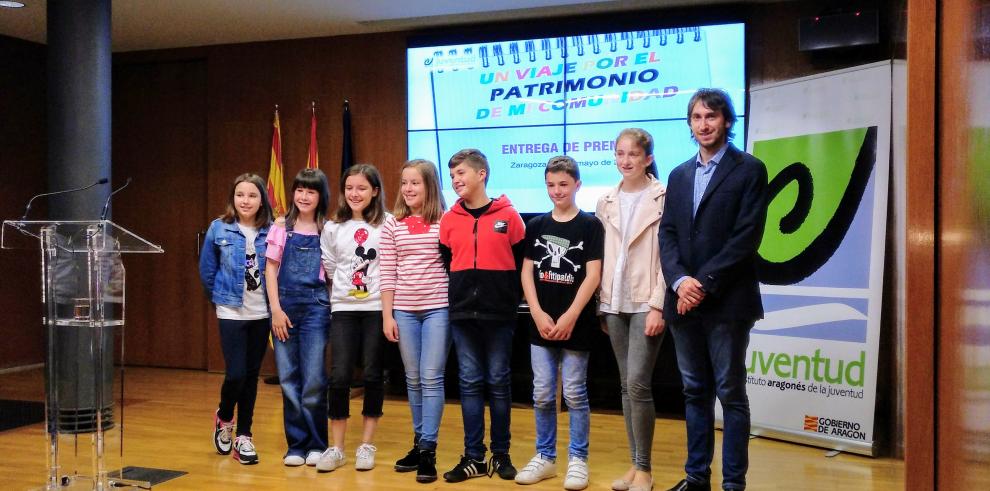 Los alumnos del CRA Los Bañales, ganadores del concurso “Un viaje por el patrimonio de mi comunidad”