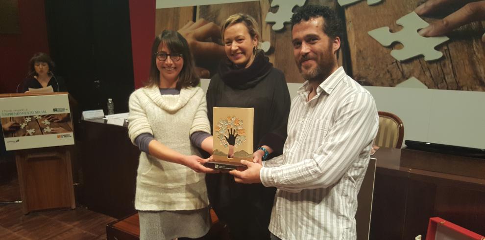 Pensumo y Apadrina un Olivo, ganadoras del I Premio Aragonés de Emprendimiento Social