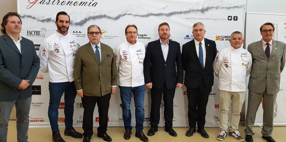 Aragón acoge el V Certamen Nacional de Gastronomía que elegirá al mejor cocinero y al mejor repostero de España