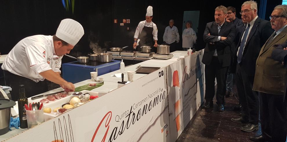 Aragón acoge el V Certamen Nacional de Gastronomía que elegirá al mejor cocinero y al mejor repostero de España