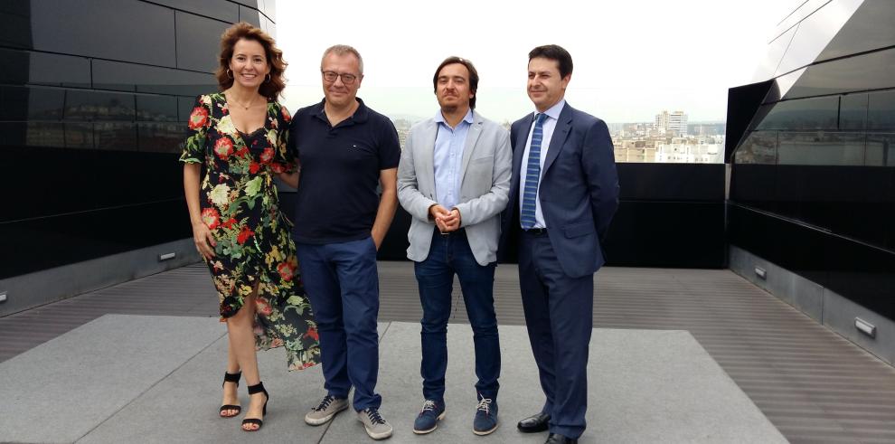 El equipo de ‘Yucatán’ hace gala de sus raíces aragonesas en su presentación en Zaragoza 