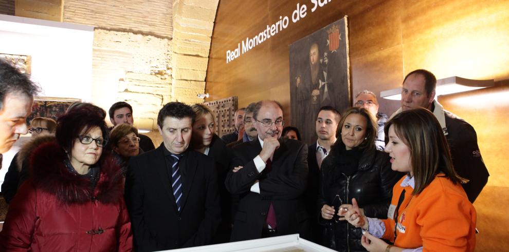 El Presidente de Aragón anuncia en Sijena que el Plan Director y proyecto museístico del monasterio se presentará el 4 de abril