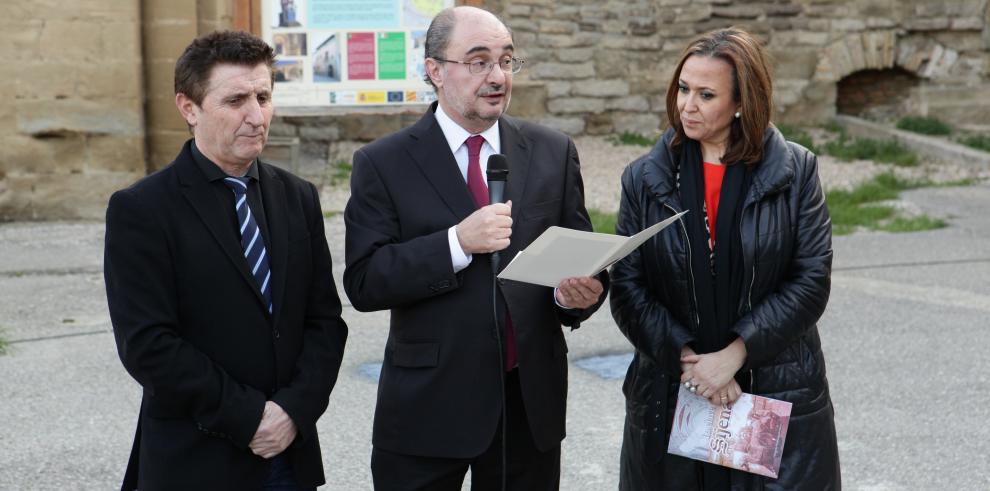 El Presidente de Aragón anuncia en Sijena que el Plan Director y proyecto museístico del monasterio se presentará el 4 de abril