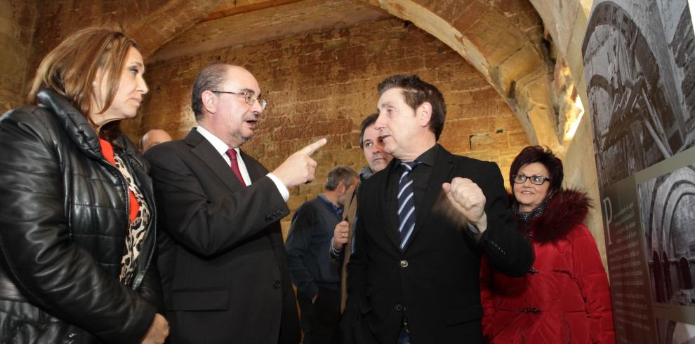 El Presidente de Aragón anuncia en Sijena que el Plan Director y proyecto museístico del monasterio se presentará el 4 de abril