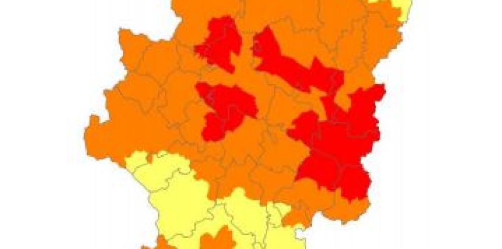 Prealerta roja por riesgo de incendios forestales