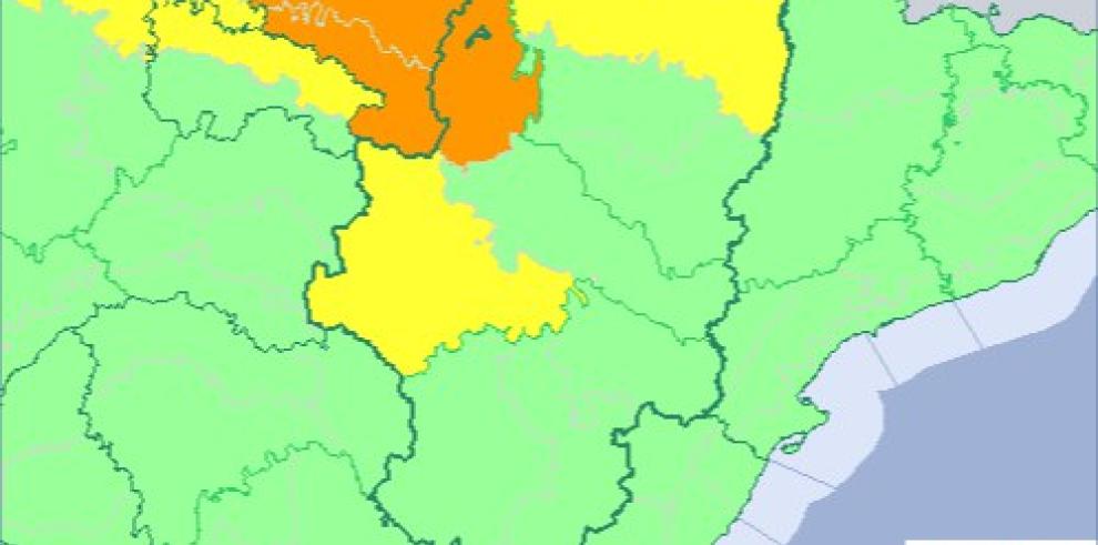 AMPLIACIÓN: aviso naranja por lluvias y tormentas en Cinco Villas