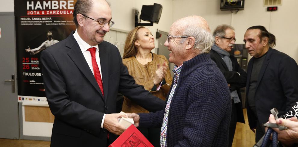 El Presidente de Aragón reivindica la vigencia de la Constitución Española en Tolouse, en agradecimiento a la ciudad francesa que mayor número de exiliados acogió